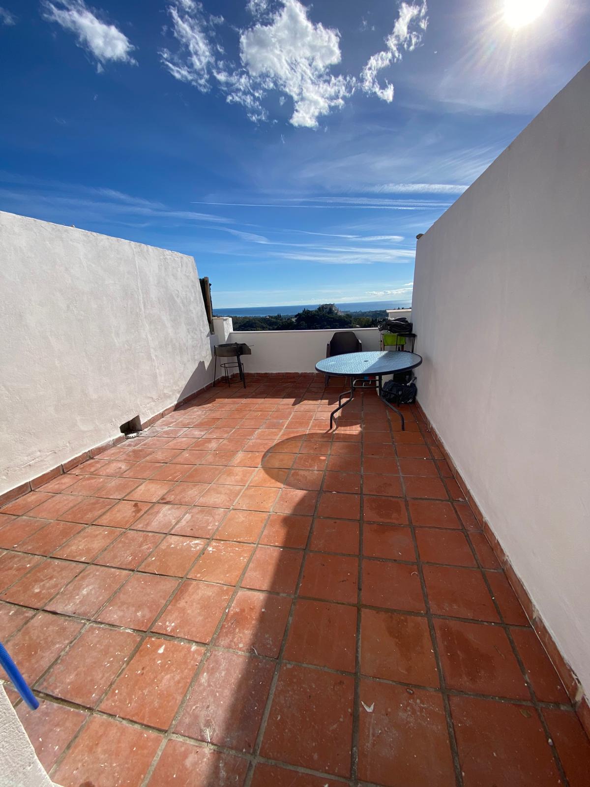 Ático con terraza y vistas al mar en Las Abejeras